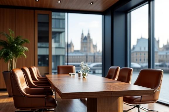 Modern legal office in London